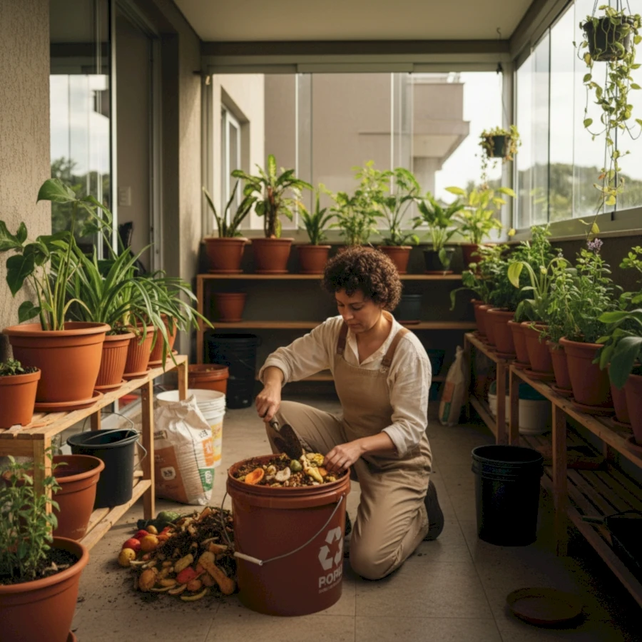 Como fazer adubo caseiro para as plantas