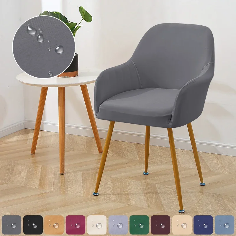 1 قطعة غطاء كرسي مرن طارد المياه تمتد عالية كرسي يغطي كراسي مكتب الغلاف غطاء مقعد لغرفة الطعام في الفندق #4
