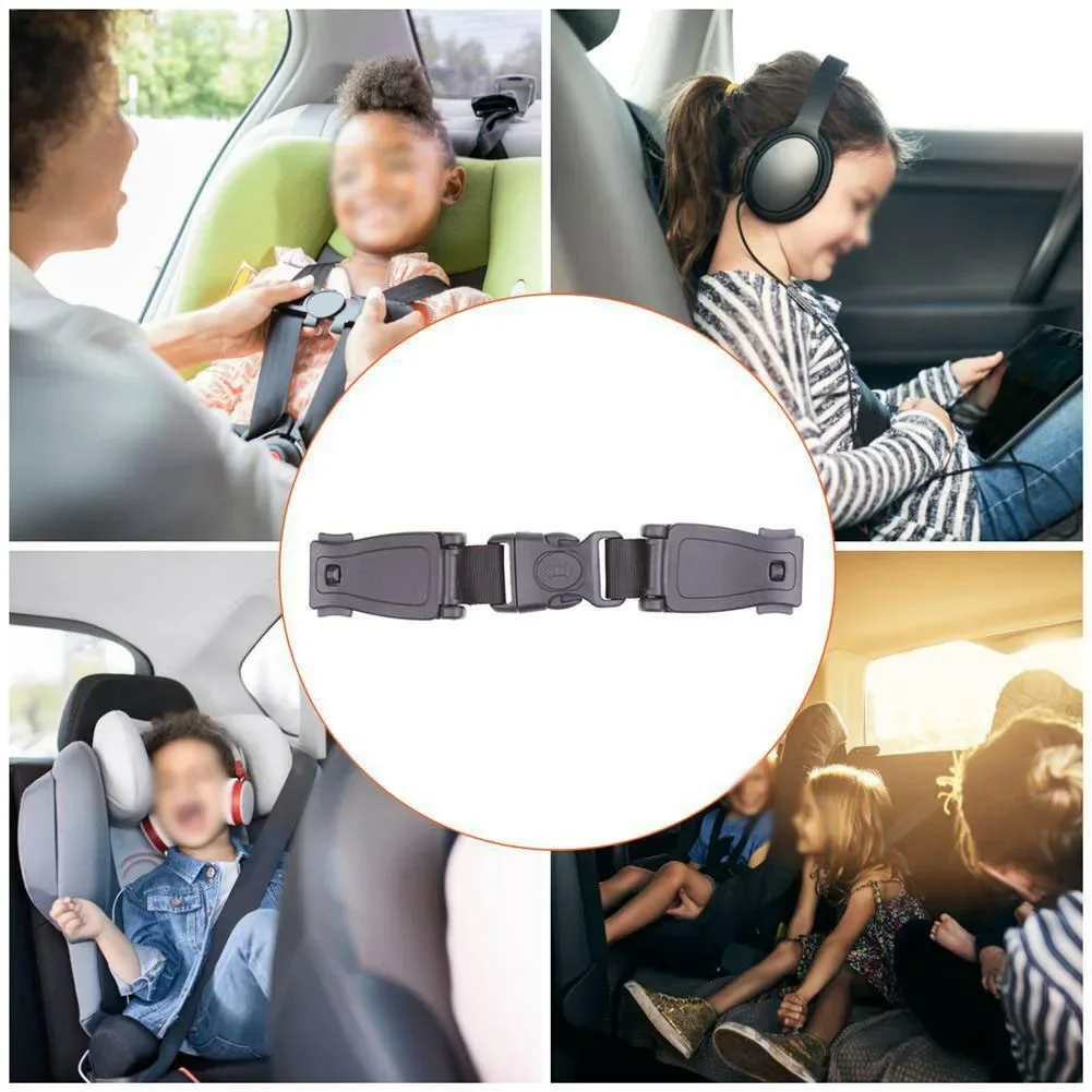 Car Baby Strap Pants Fixing Clip Buckle Safety Seats Strap Belt Child Harness Chest Clip Safe Buckle Webbing Seat Accessories
