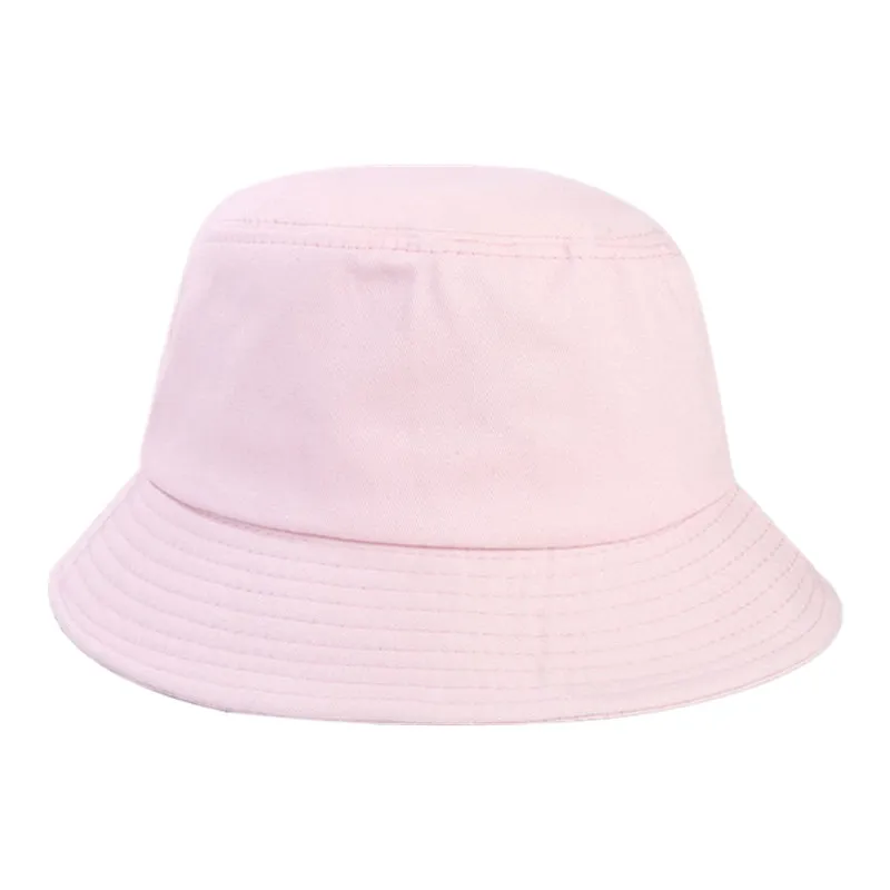 Unisex Khaki White Black Yellow Pink Personality Bucket Hats Fishermen Caps Outdoor Casual Cap Sunscreen Hat