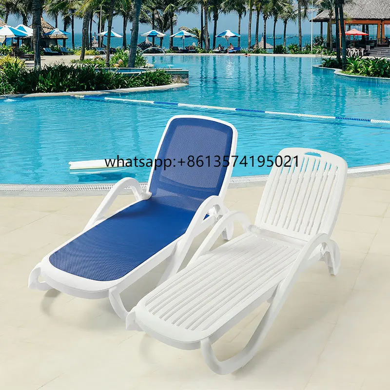 

Commercial Outdoor Hotel Furniture Custom Beach Chairs Outdoor Swimming Pool Chairs Sun Lounger