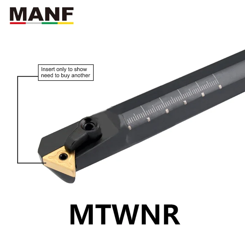 MANF S25R-MTWNR16 Turning Tool Holder 20mm 25mm Turning Machine Toolholder Turning Tool Internal Carbide Insert Tool Holders