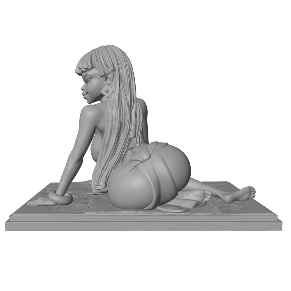1/24 Sexy Girl Resin Model Kits GK Miniature 3D Printed Gray Model Figurine DIY Doll Collection Unassembled And Unpainted