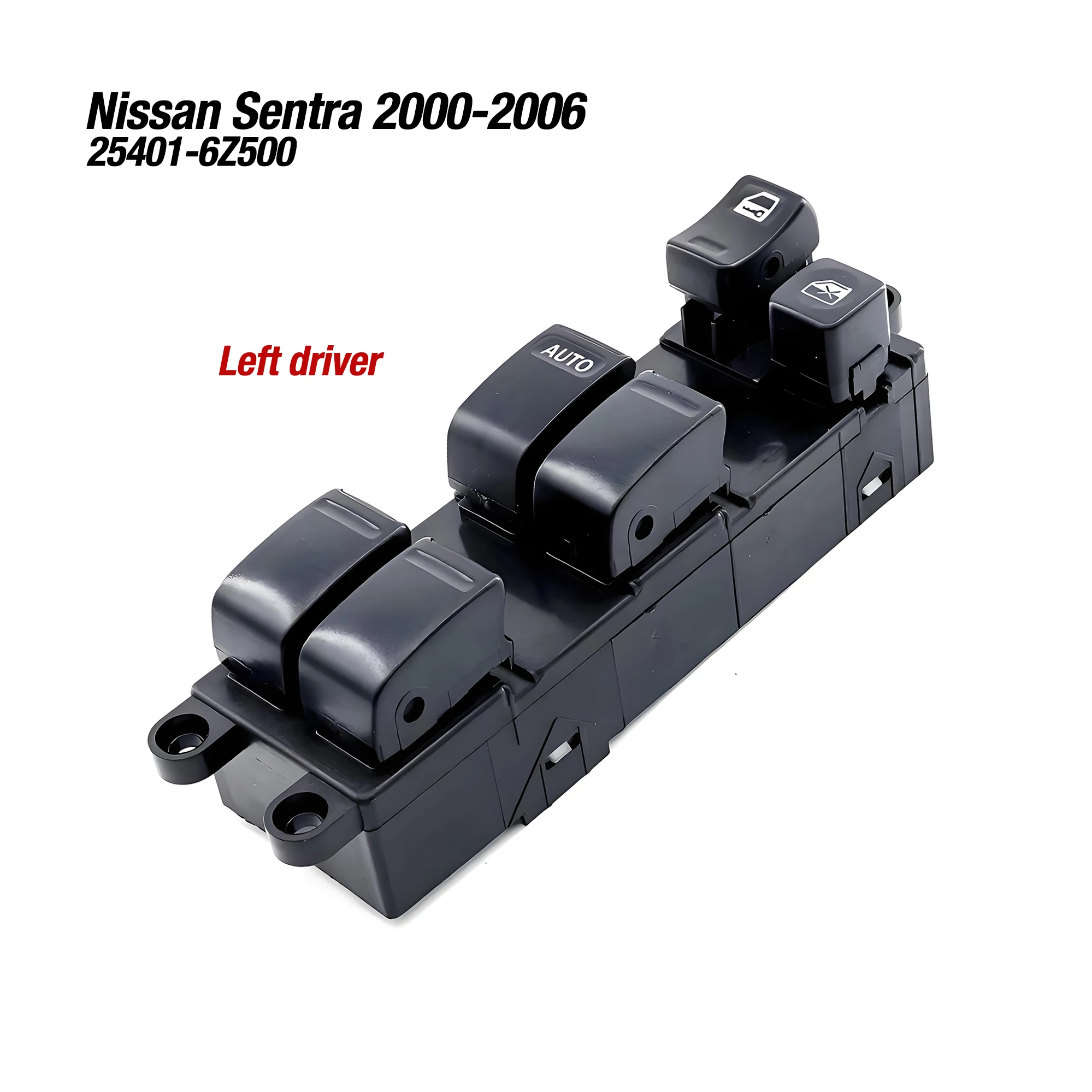 

25401-6Z500 254016Z500 для Nissan Sentra 2000 2001 2002 2003 2004 2005 2006, левый главный переключатель управления стеклоподъемником