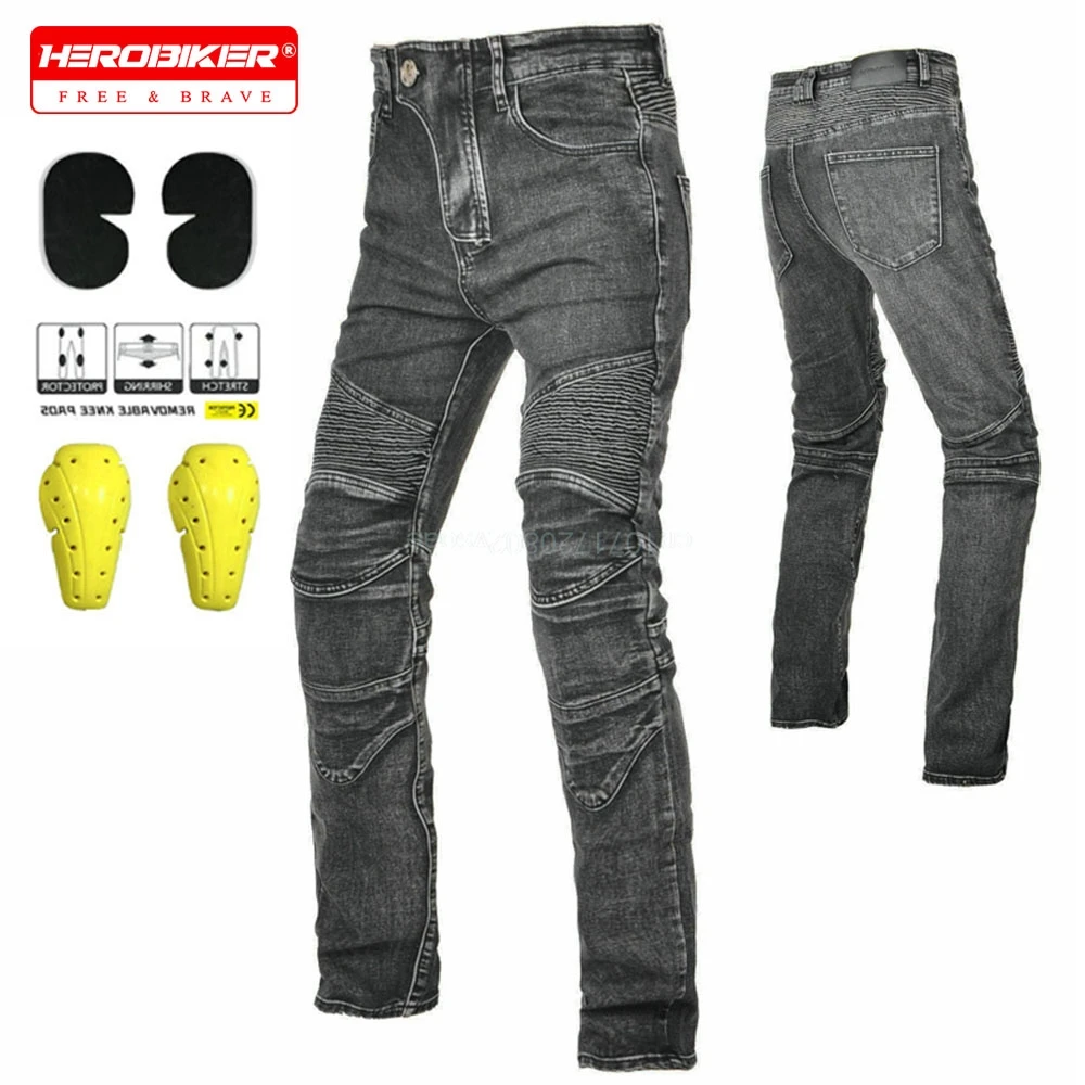 

2026 New Motorcycle Road Racing Pants Motorcycle Rider Pants Men Moto Jeans Protective Gear Motorbike Trousers Protective Gear