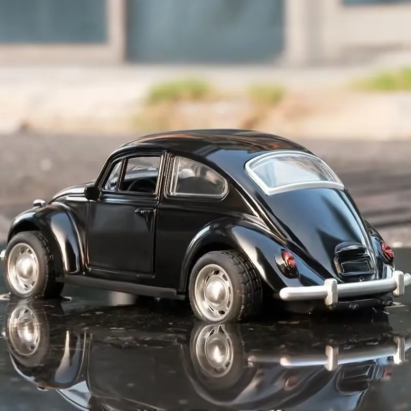 

1:36 Beetle Alloy Classic Car Model Diecasts Metal Vehicles Car Model Simulation Sound and Light Collection Childrens Toys Gifts