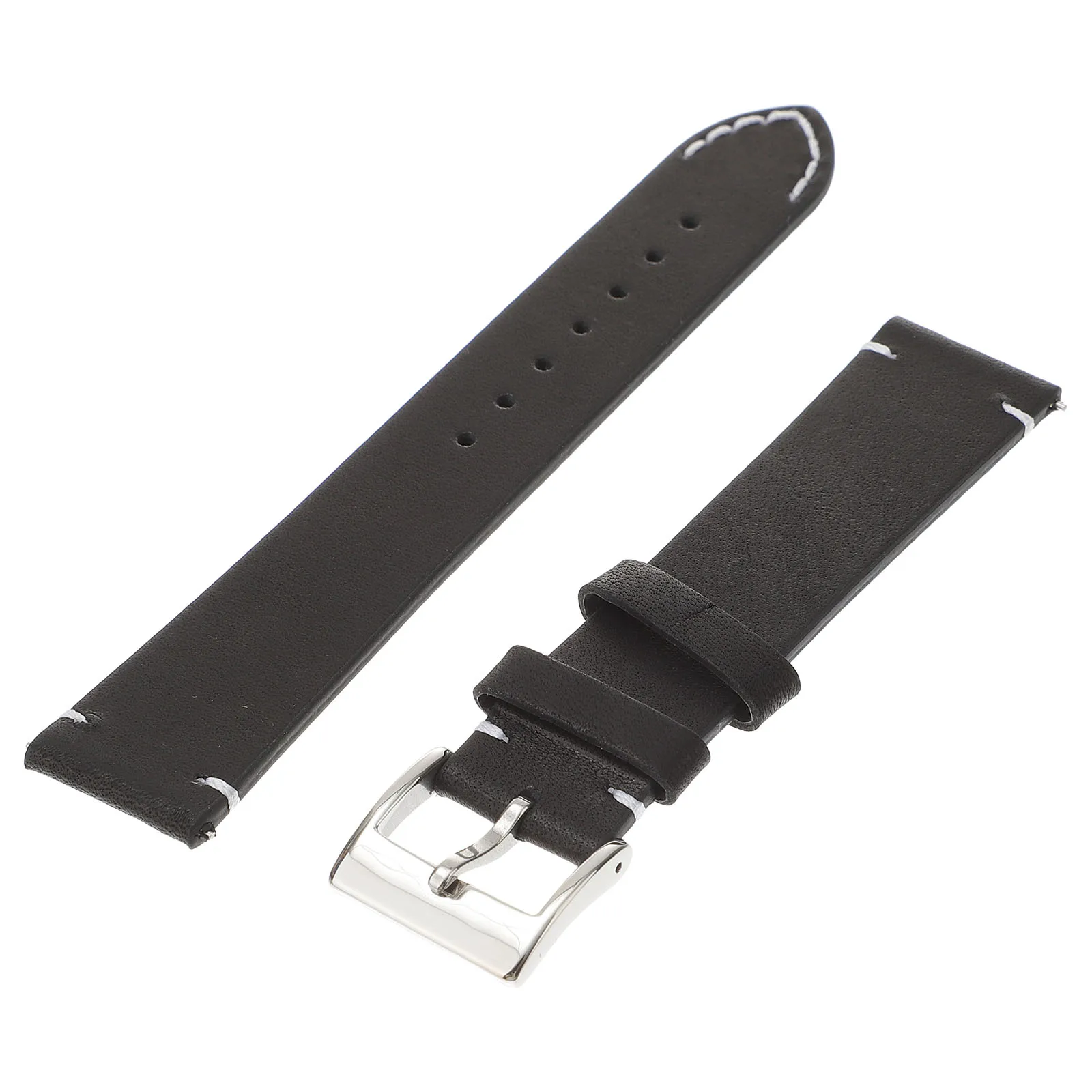 

Replaceable Watch B Cowhide Adjustable Quick Release Top Layer Vintage Strap Wristwatch Belt Fashion Accessory Compatible Daily