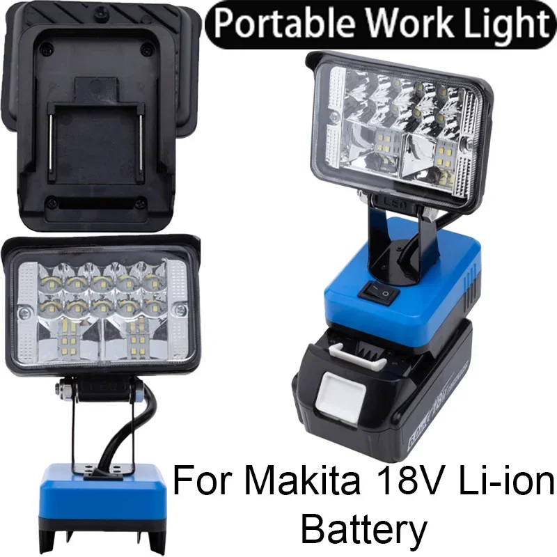 

Portable LED Work Light for Makita 18V Li-Ion Battery Portable Tool Light Home Camping Outdoor Travel Light