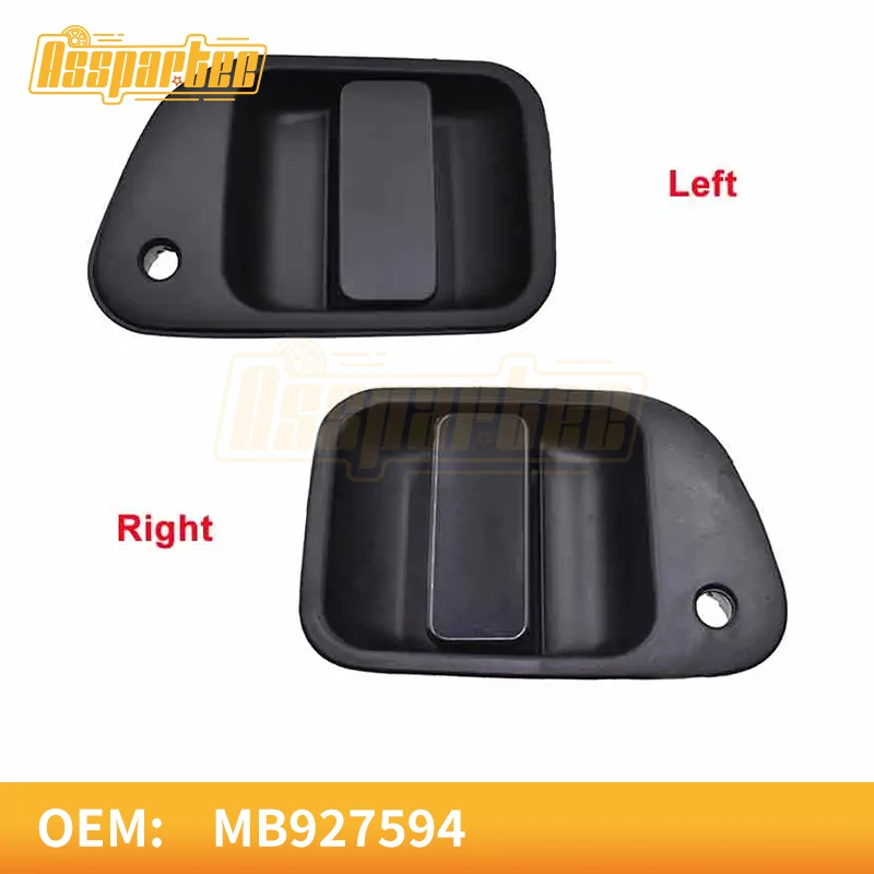 MB927594 Left rear sliding door handle black suitable for Mitsubishi Delica L400 1994-1999 2000 2001 2002-2007