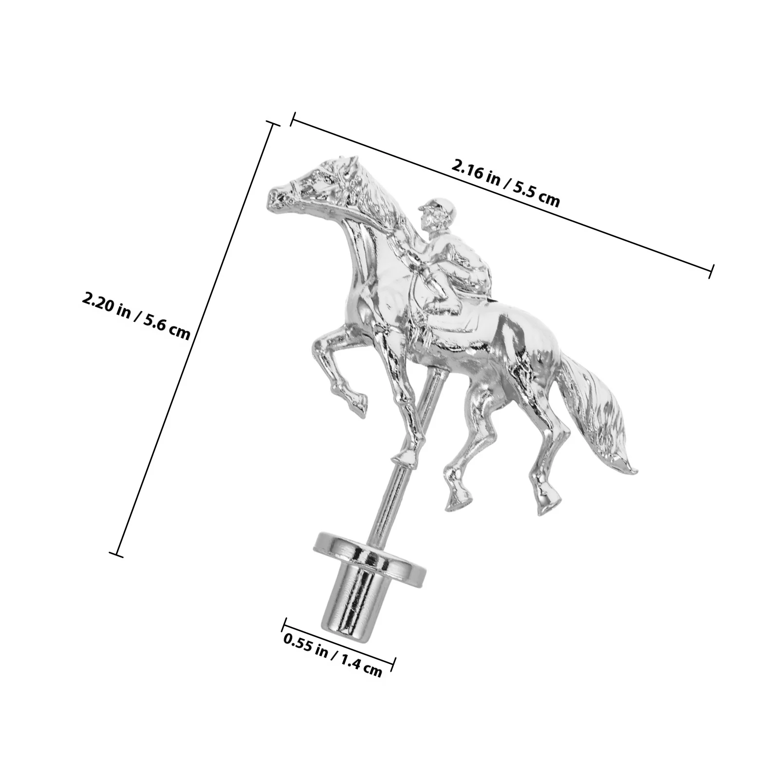 Hochwertiges Pferderennen-Brettspielset aus Legierung. Spielteile aus glattem Metall, ideal zum Aufrüsten Ihrer Brettspiele