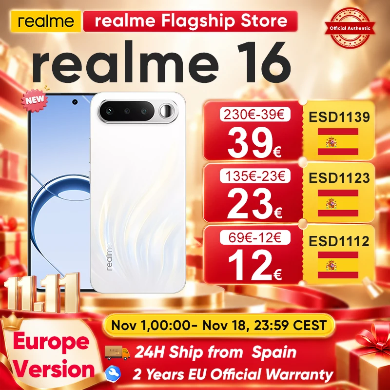 Realme Negro 16 5G, 8Gb 256Gb, 6.57 Lcd Ips Hd+, 5000Mah, Aire - Imagen 4