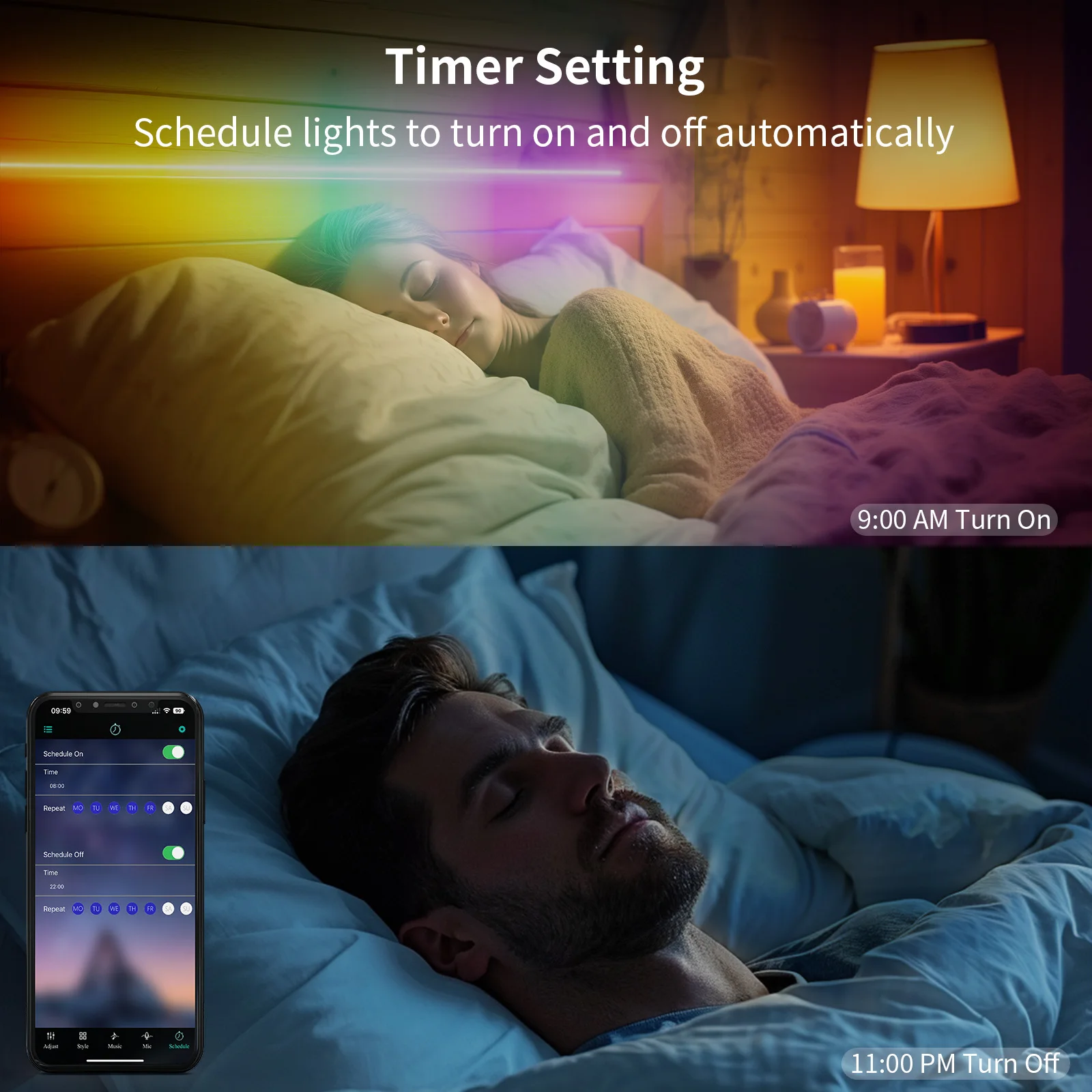 Lumières LED néon RGBIC, 8M 16M, 72 diodes/m, avec télécommande RF, Bluetooth, Flexible, étanche, synchronisation de la musique, Design de bricolage, lumières de décoration