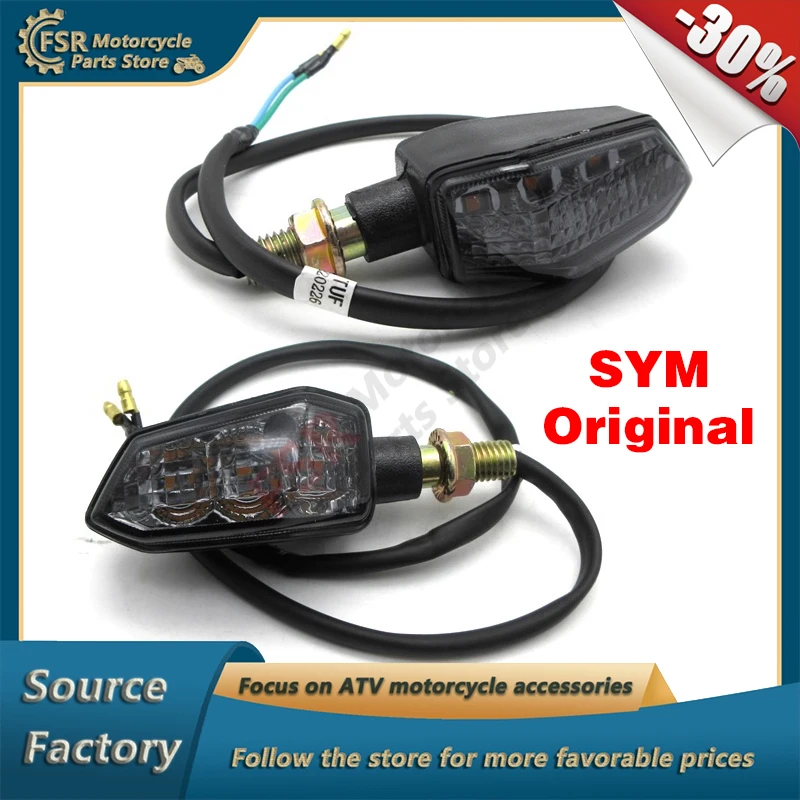 

Front/Rear Turn Signal Lights, Fits SYM XS150T-12/8B HUSKEY ADV CROX RX150 & XS150T-10 DRG150,P/N:33450-XC5-0001 33650-ZGA-0003