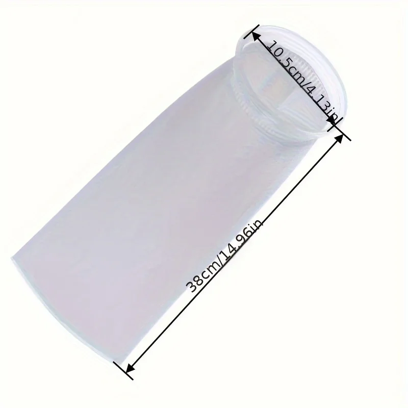 Aquarium Filter Bag Fish Filter Bag Fish Sock Fish Filter Mesh Bag Lightweight Aquarium Ring Filters Socks 150um Easy Rinse