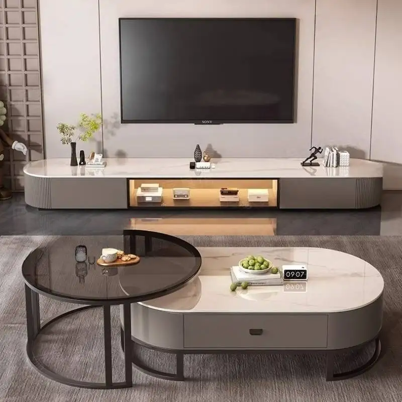 

White Simple Tv Cabinet Natural Hidden Cheap Luxury Modern Tv Cabinet Nordic Designer Unique Muebles De Sala Furniture For Home