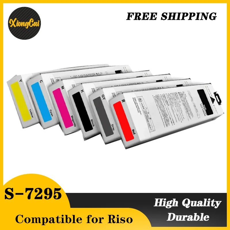 

7295-7299 7295C 7295G/E 7373 Ink Cartridge For Riso Comcolor GD9630R GD9631R GD7330R With One Time Chip Compatible Ink Cartridge