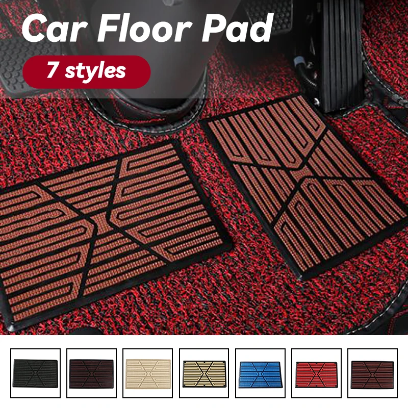 

23x15cm Car Foot Mat Anti Slip Pedal Universal Carpet Plate Foot Pedal Anti-Skid Pad Car Floor Mat Non-Slip Metal Pad Accessory