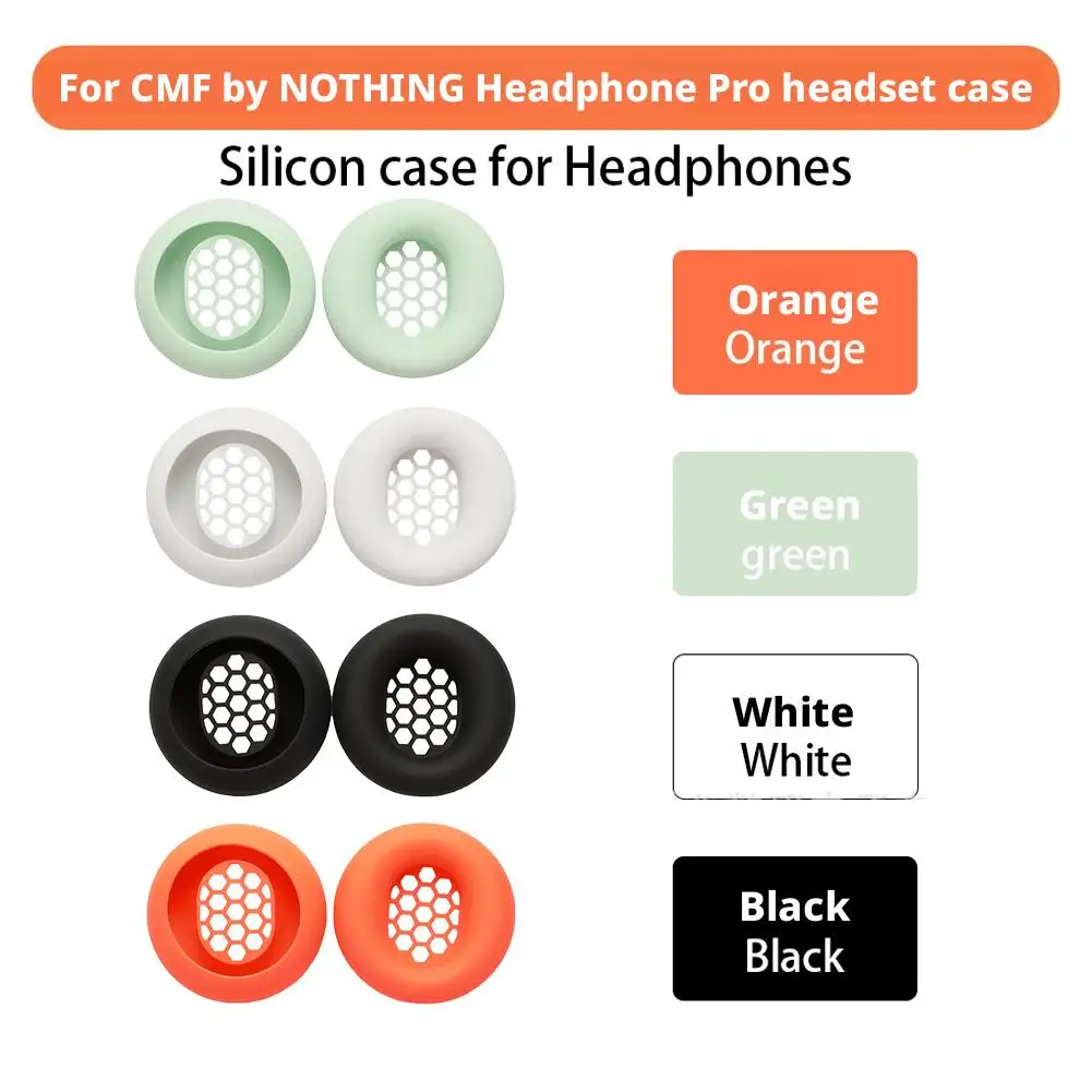 Oorkussens voor CMF by NOTHING Headphone Pro Vervangende oorkussens Pad Covers Zachte siliconen hoofdtelefoon Oorkussens