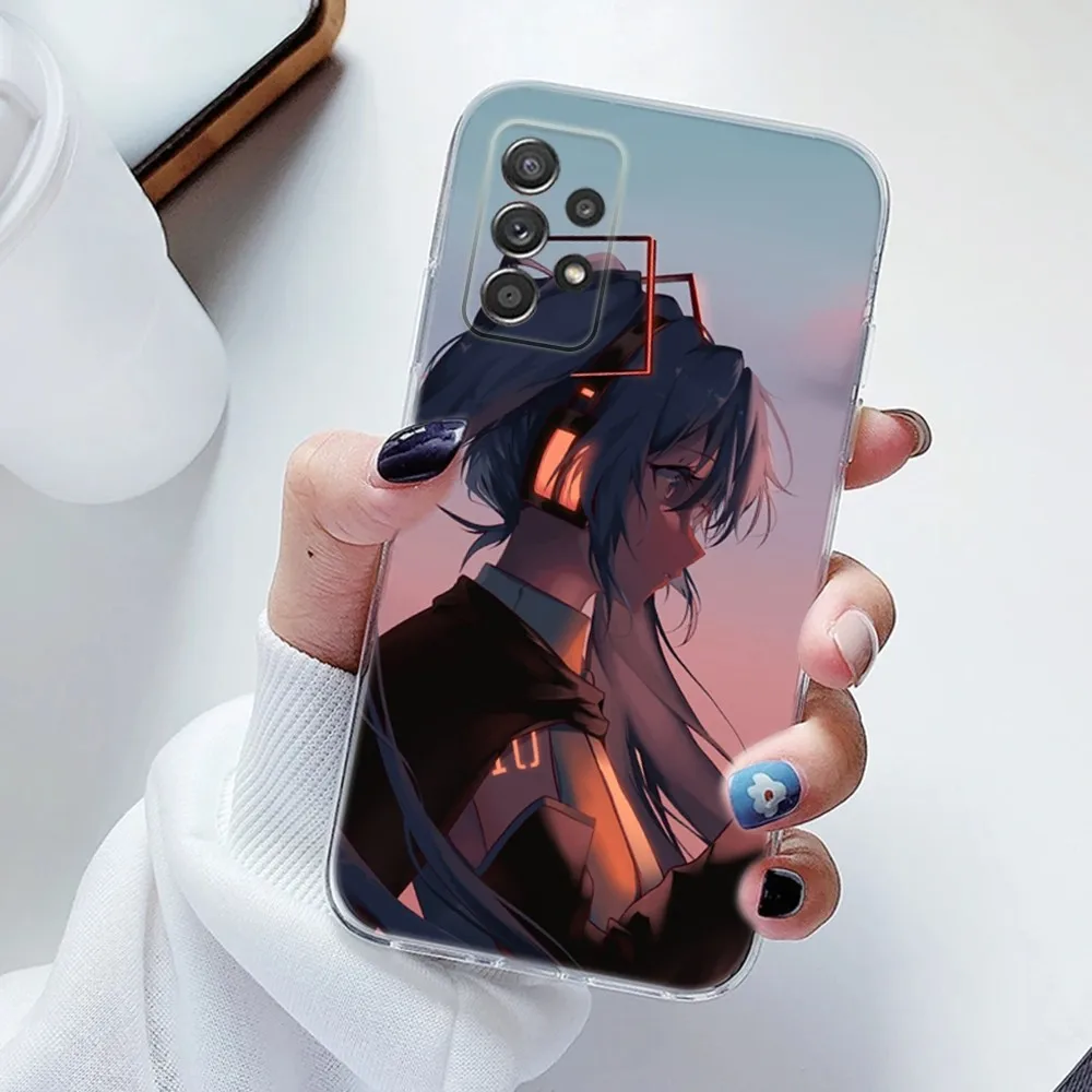 Cute H-Hatsune M-Miku Phone Case  For Samsung Galaxy S30,S23,21,22,20 S10,9,PIus Note20ultra Silicone Transparent Case