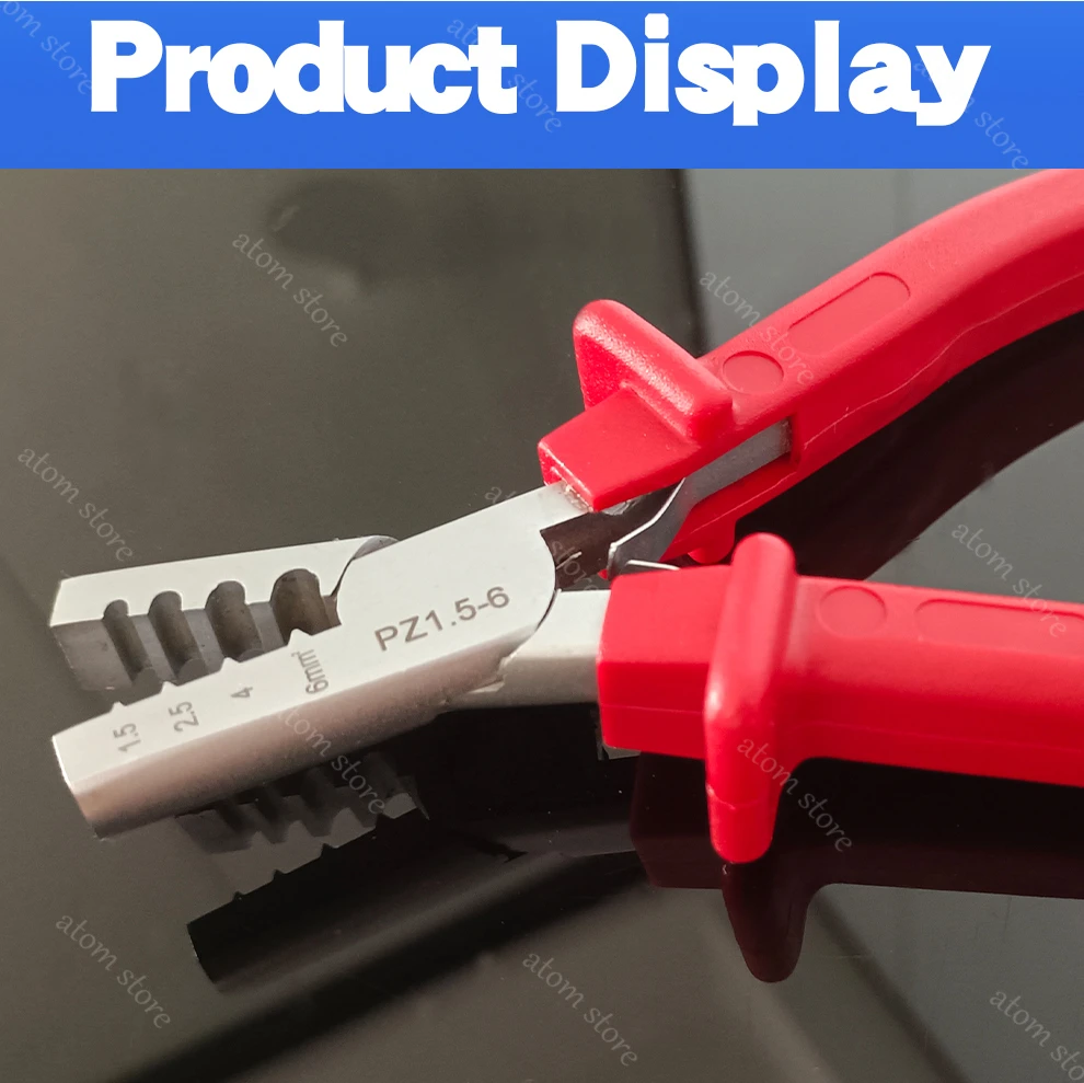 Mini Small Ferrules Tool Crimper Plier for Crimping Cable End-sleeves From 0.25-2.5mm2 1.5-6mm2  PZ0.25-2.5 Clamp Plier