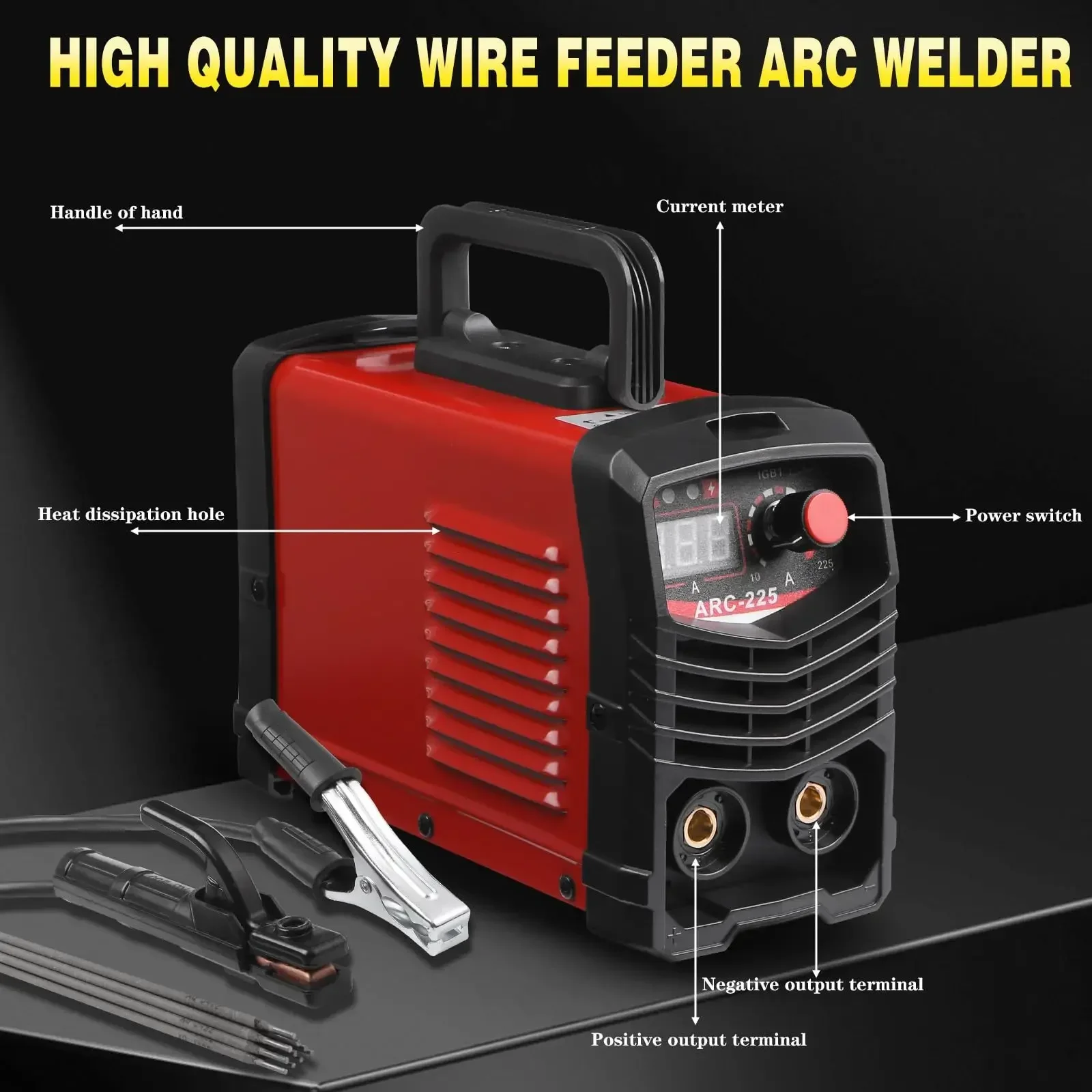 Smooth Weld Welding Machine 110V 220V All Copper Transformer Dual Voltage Pass Transformer Inverter DC ARC Welder Equipment