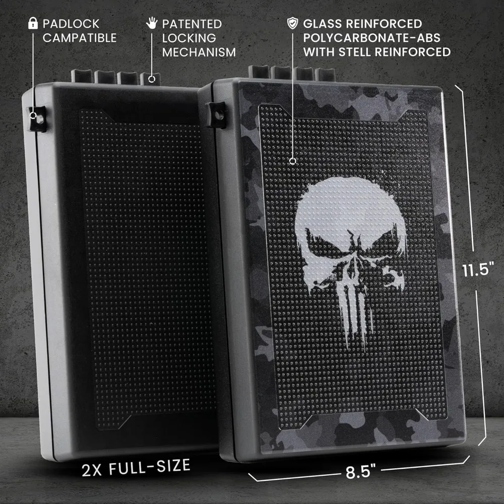 STOPBOX Gun Safe Alternative - Tactical Handgun Storage, Instant Access Portable Gun Case, TSA Compliant Gun Lock Box for Quick