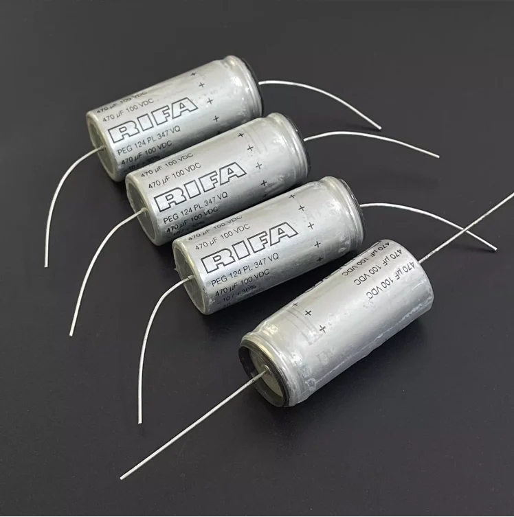 2pcs/lot Original Swedish RIFA PEG124 series 470UF 100V audiophile filtering electrolytic capacitor free shipping