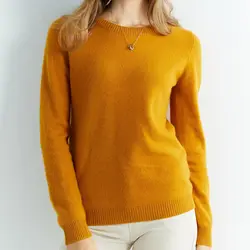 Dzianinowe swetry Cashmere sweter damskie 100% Merino wełna O-Neck Vintage swetry 2022 zima jesień bluzy odzież Top kobieta