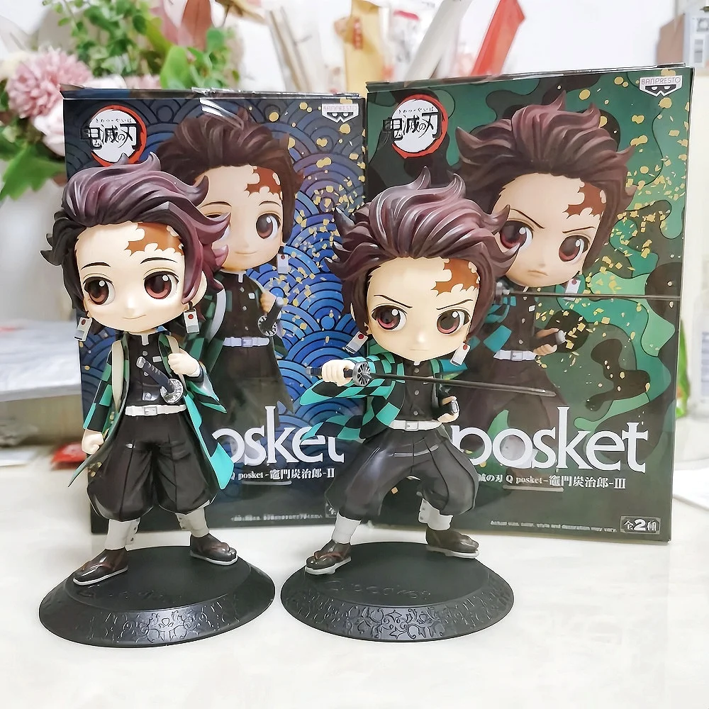

In Stock Original Bandai Demon Slayer Anime Qposket Characters Action Figure Set Collectible Toys Gifts Hot