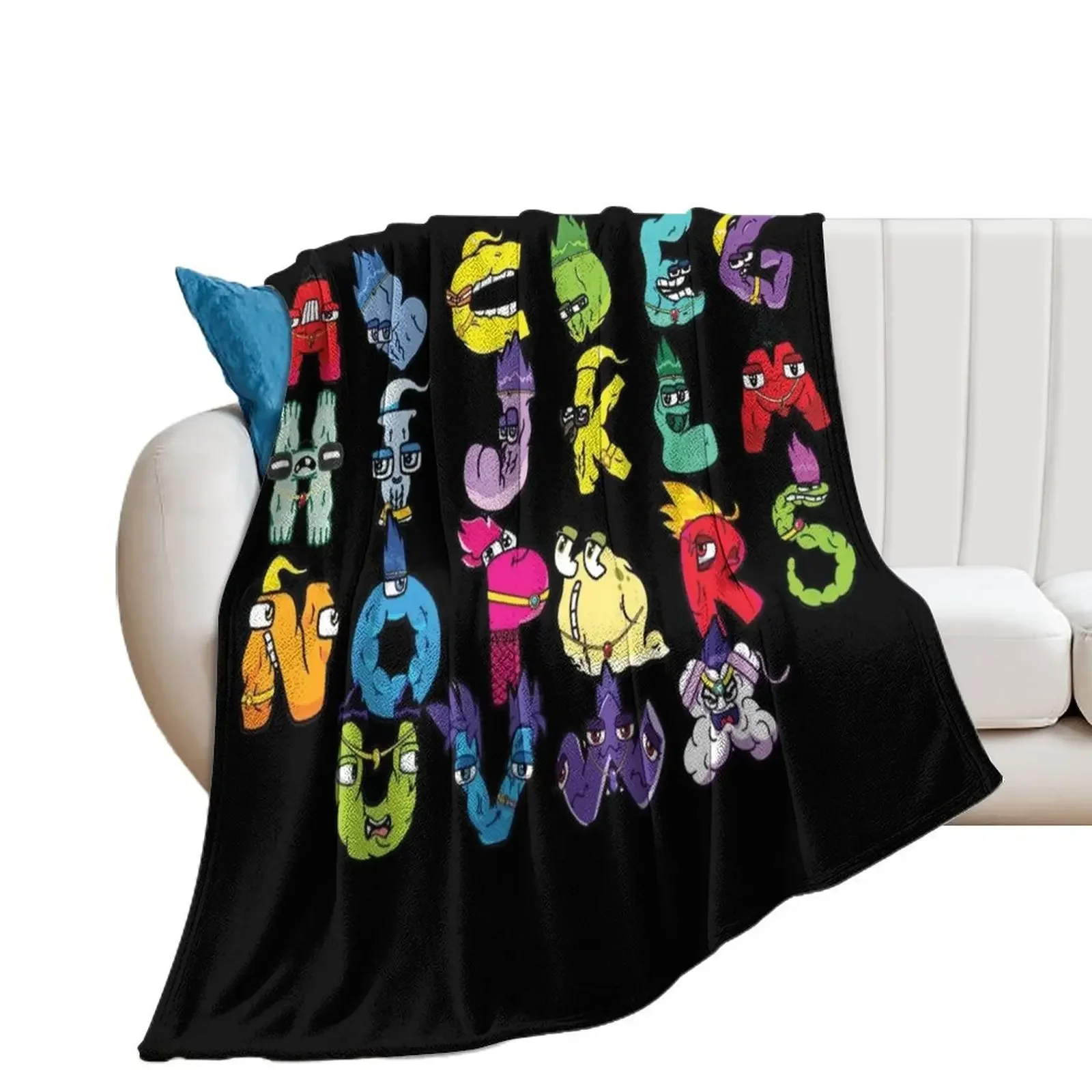 Alphabet Lore Latter A-X Throw Blanket Sofas Summer warm winter Luxury Brand Blankets