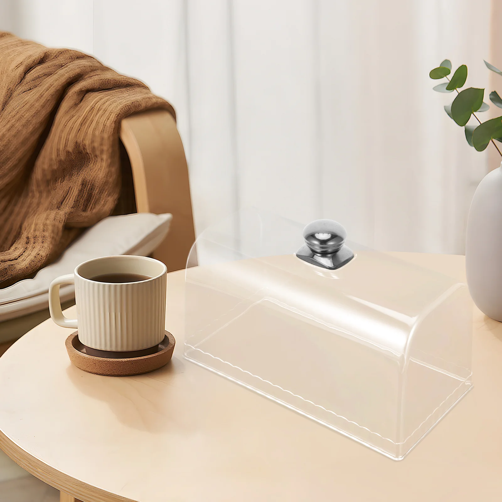 

Food Dome Cover Transparent Cake Lid For Pastry Fruit Salad Protection Reusable Plastic Buffet Server Replacement Ps Clear