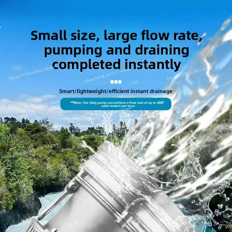 Frequency conversion submersible Large flow stainless steel oil Waterlogging control Aquaculture irrigation cannon water pump