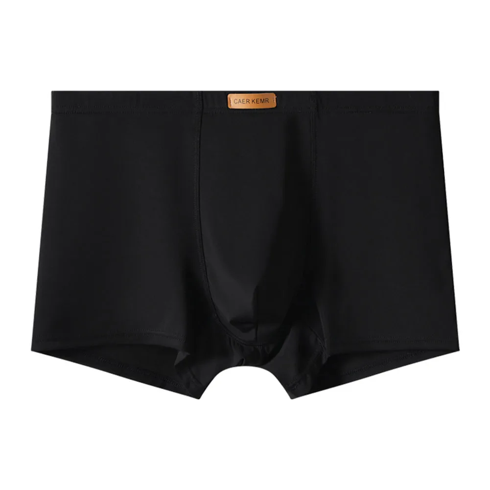 Men Ice Silk Nude Cooling Lingerie Quick Dry Boxer Shorts Underwear Smooth Panties Elastic Briefs Trunks Sleepwear Underpants