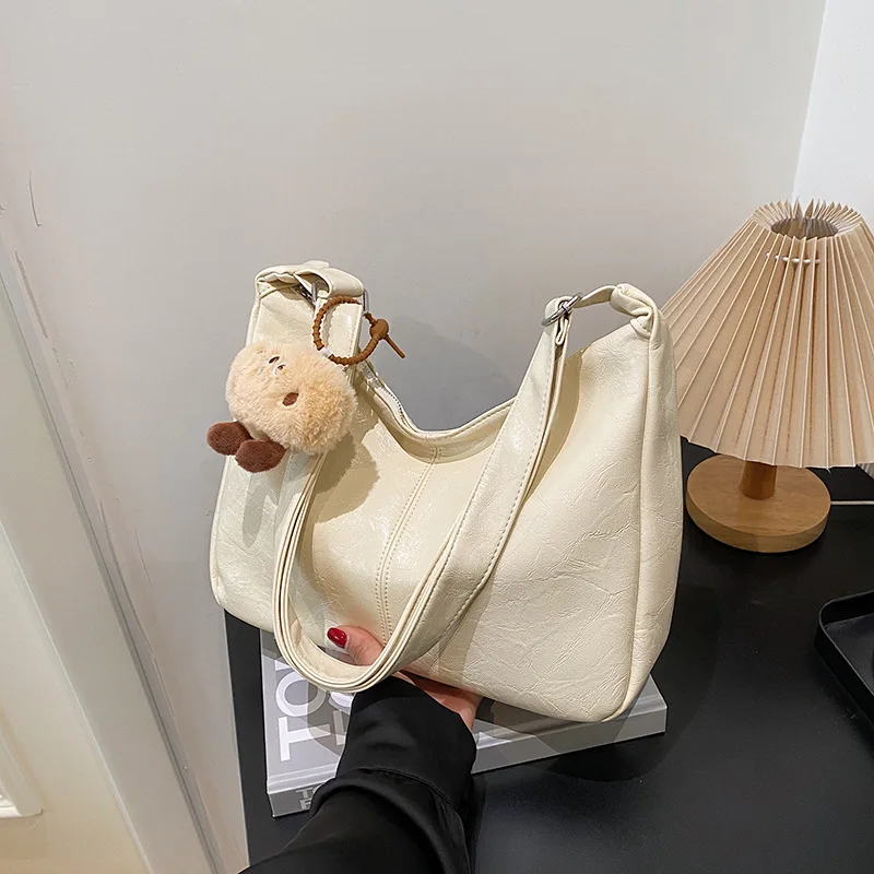 

2025 Soft Leather Tote - Crossbody/Shoulder Multi-Way Purse, Spacious Work Bag for Women