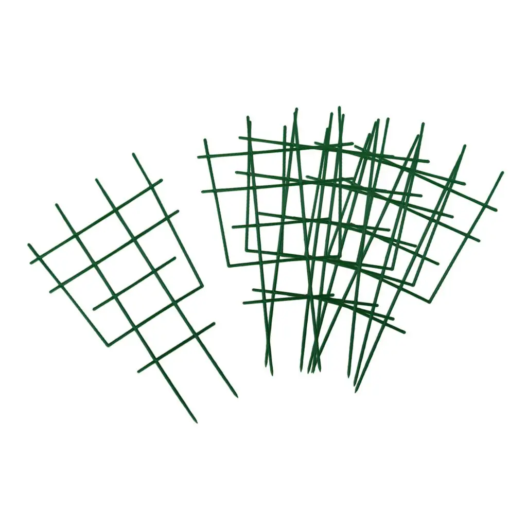 Green Mini Climbing Plant Trellis Superimposed Plastic Garden Tools Set for Small Plants Garden Equipment