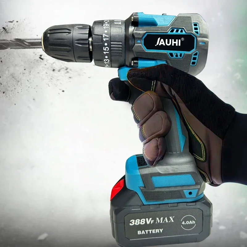 Imagem -06 - Jauhi-chave de Fenda Elétrica sem Fio Brushless Recarregável sem Fio Furadeira de Impacto Mão Ferramentas Elétricas Velocidades 10 mm 35 Mais 3
