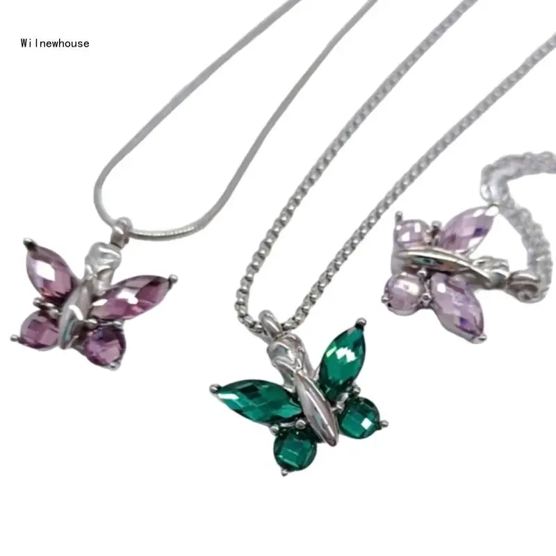 

Butterfly Pendants Pet Urn Necklace for Dog Ashes Memorials Jewelry Pet Cremation Urn Pendants Ashes Necklace Souvenir Dropship