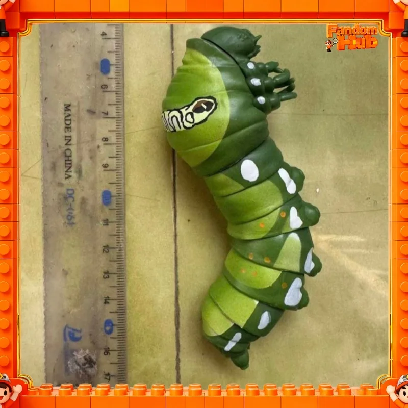 Коллекционные фигурки-модели 2026 Bandai Biological Encyclopedia GP: Большая гусеница, шелкопряд, личинка олеандровой пеперуды — игрушка-подарок