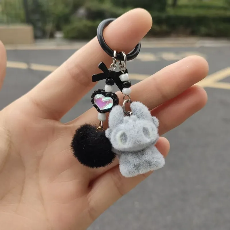 بلا أسنان الصبي ضوء شا المفاتيح زوجين سلسلة الهاتف لطيف الكرتون التنين ترويض ماستر حقيبة الظهر قلادة #2