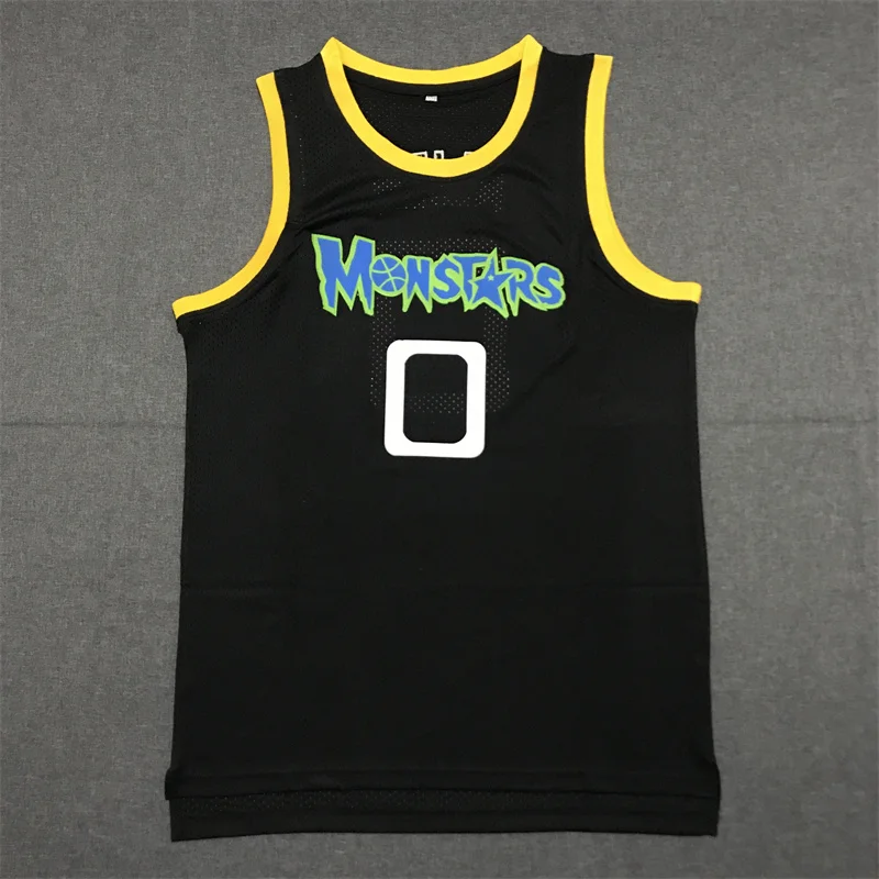 Jersey basket Film Pria kaus hiphop jalanan pria 0 # Alien Jersey olahraga jahitan