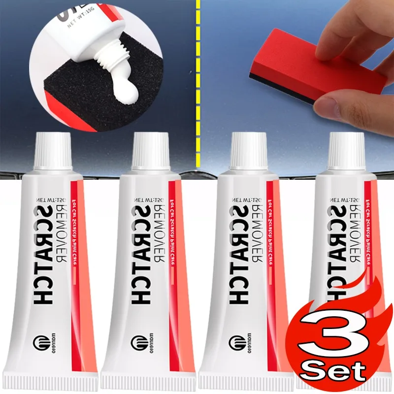 

Средство удаления царапин с автомобиля Автомобильная Полировальная паста с губкой, восковая полировка краски для тела, набор для ухода за телом, ремонт краски, аэрозольные краски