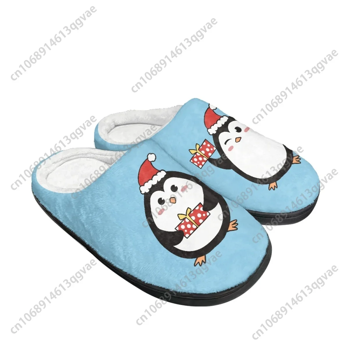 Christmas Snowflake Rabbit Fat Penguin Cow Dog Home Cotton Slippers Mens Womens Teenager Plush Bedroom Keep Warm Custom Slipper