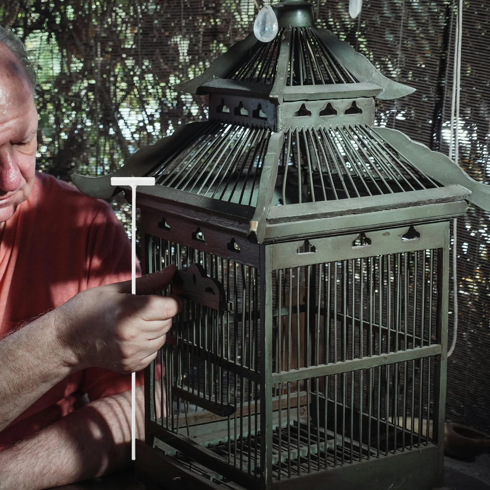 

8pcs Bird Door Durable Iron Material Easy Install For Pigeon Cage Entrance Wire Bar Practical Rods For Carrier Race