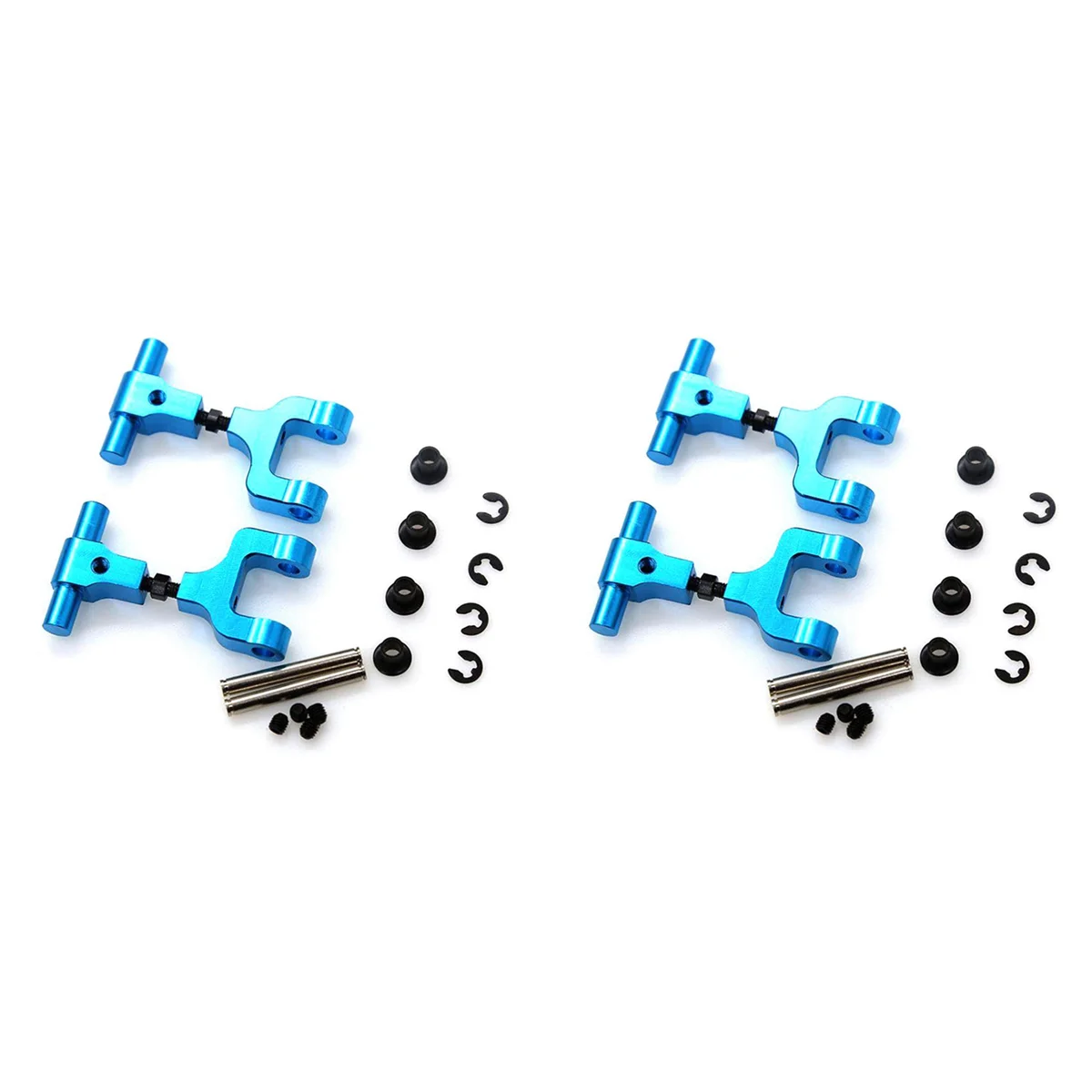 AS96-4Pcs المعادن الخلفية العلوي أذرع تعليق سوينغ الذراع ل Tamiya TT-02 TT02 TT02T 1/10 RC ترقية أجزاء السيارة ، 2
