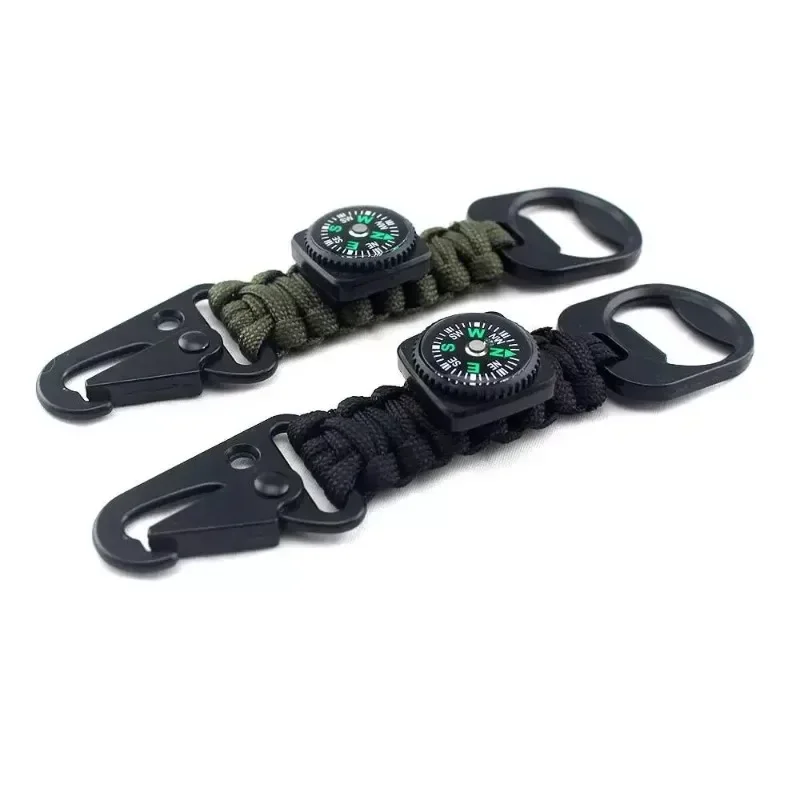 1pcs/4pcs  Compass, Paracord, Bracelet, Special Accessories for Mountaineering, Camping, Outdoor Survival Paracord Kit