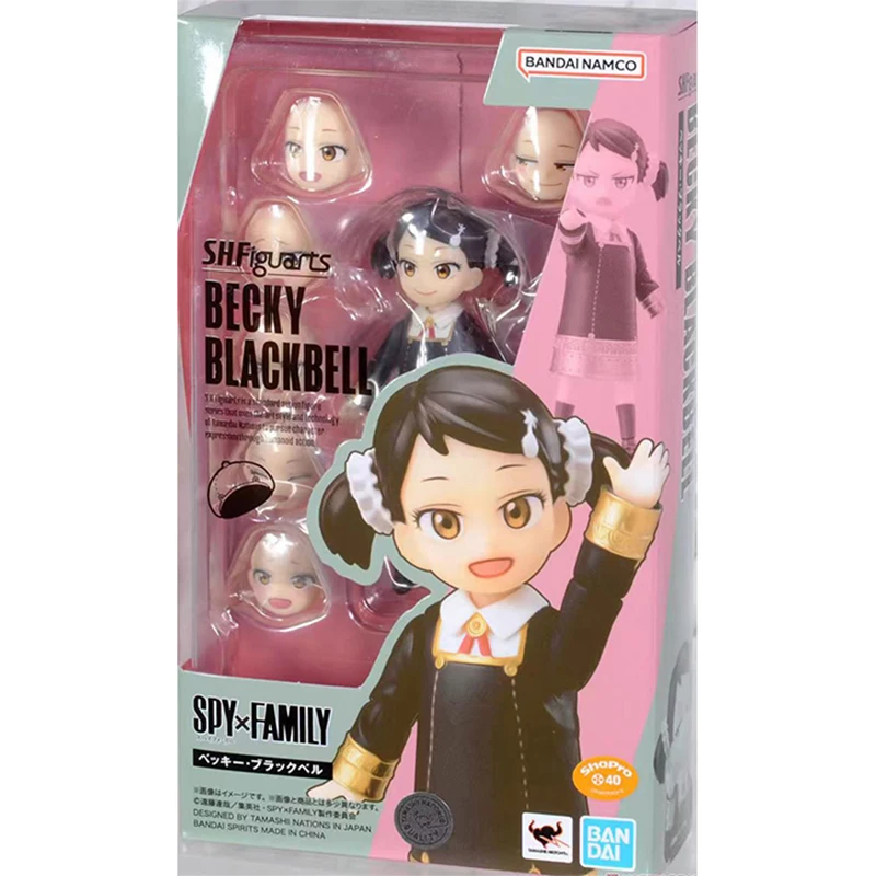 

Original Bandai SPY FAMILY Shf Becky Blackbell Action Figure Toys Collectible Gifts for Children