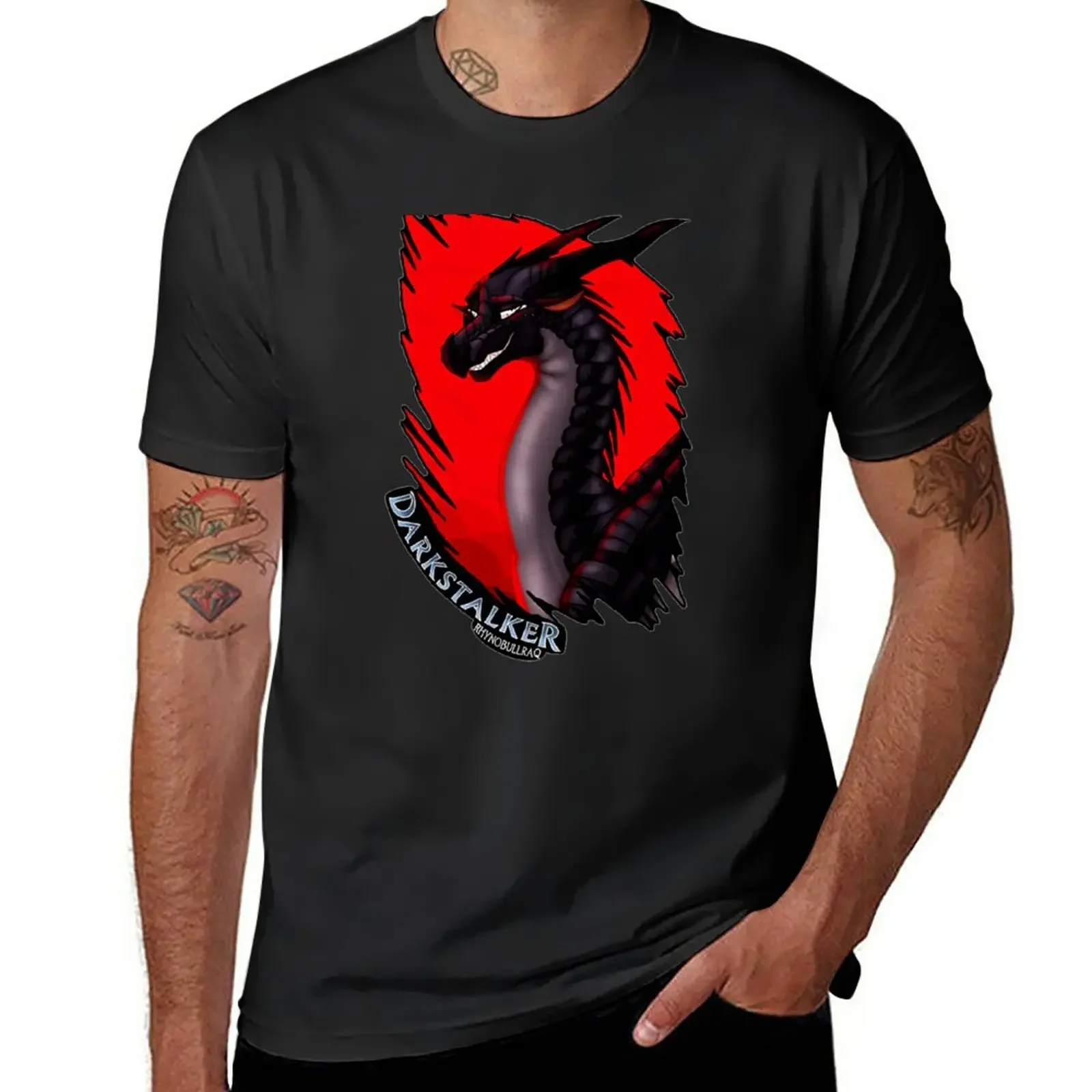 Darkstalker Wings of  Legends T-Shirt new edition blanks black t shirts for men