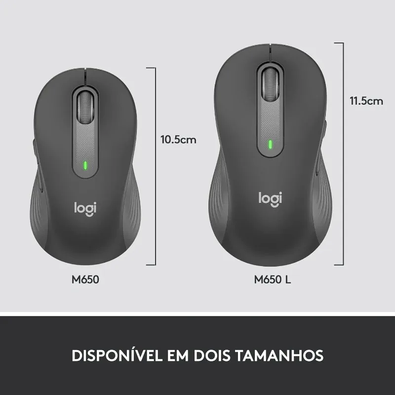 Logitech M650L Bluetooth Wireless Mouse Silent Mouse Dual-mode home office mouse computer tablet For PC Gamer Accessories Gift