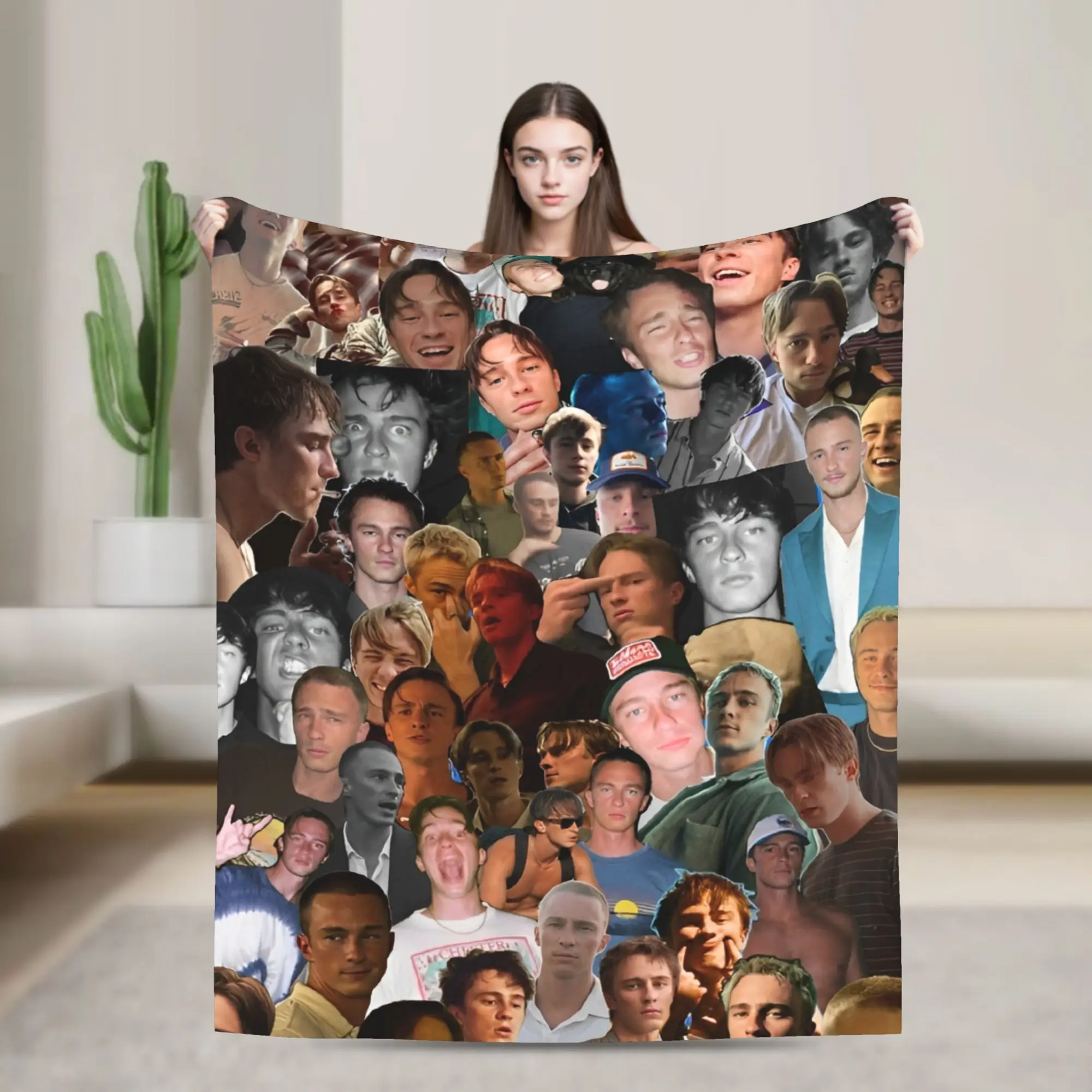 Rafe Cameron Warm Soft Blanket Drew Starkey Airplane Travel Plush Throw Blanket Novelty Couch Chair Bedspread Sofa Bed Cover