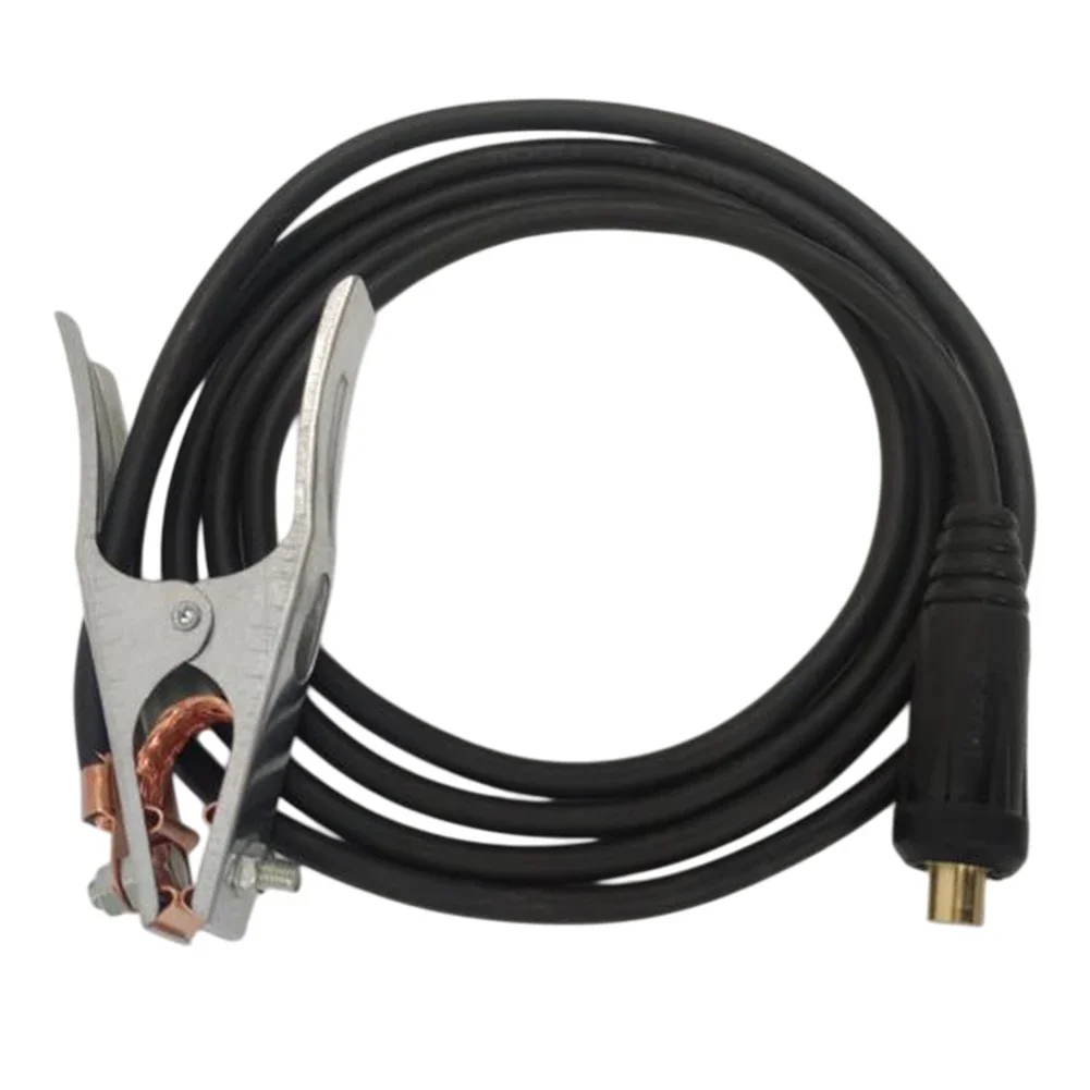 1pc 100/200/300cm 300A Welding Grounding Clamp High Temperature Resistant For MIG TIG Welding Machine